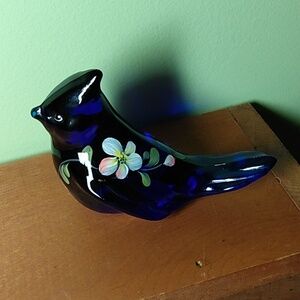 Royal, The Little Blue Jay by Fenton Glass